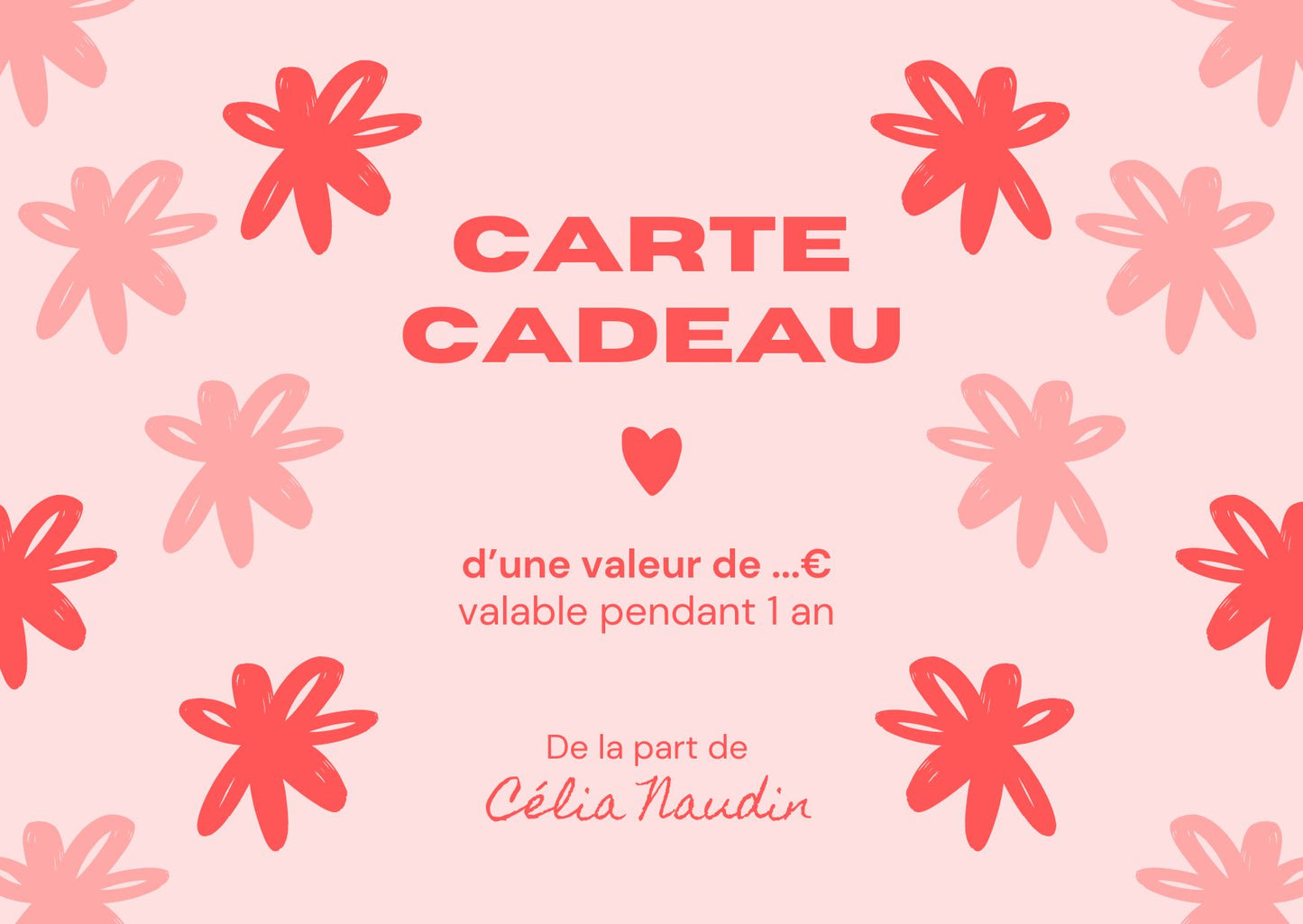 Carte cadeau Little bichette
