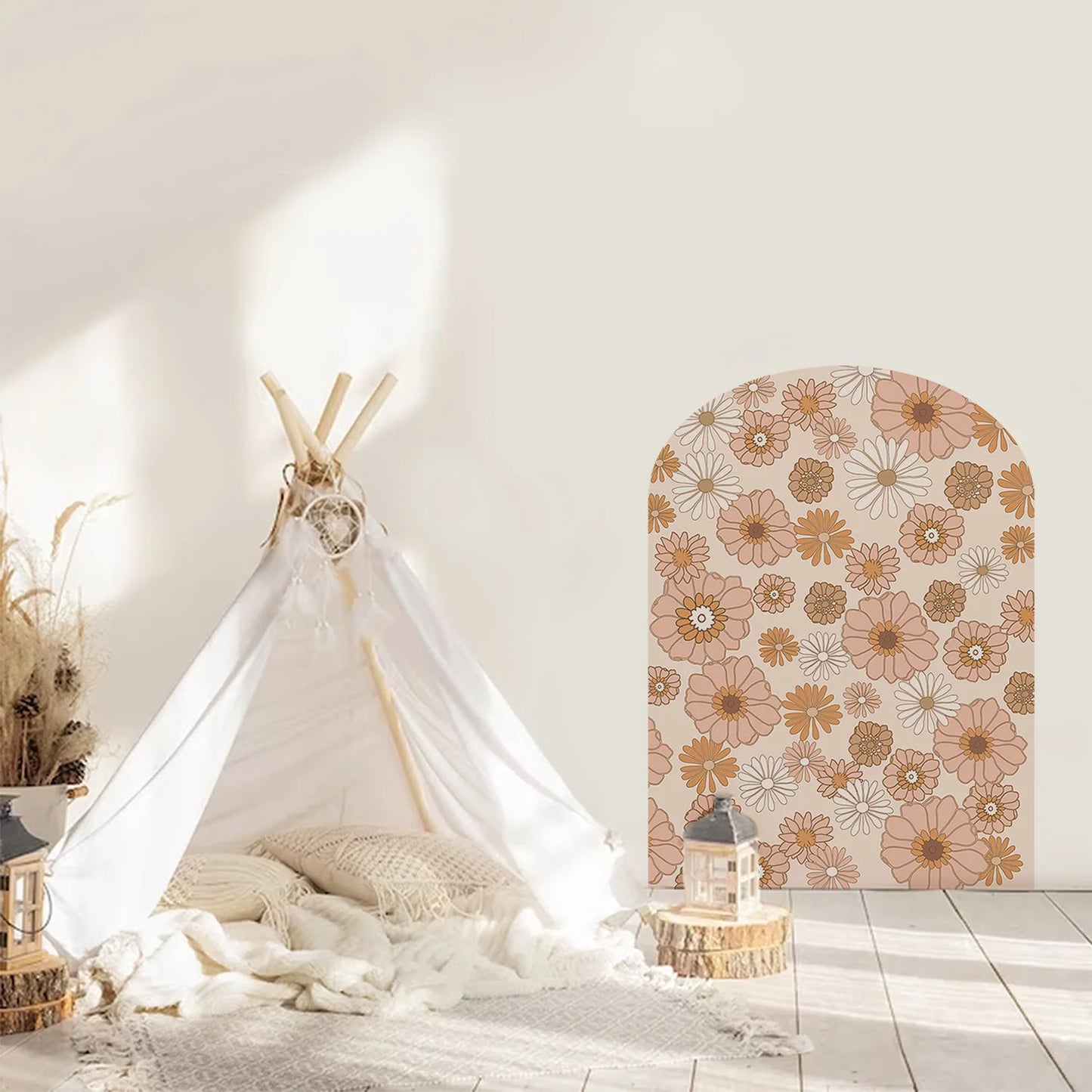Sticker mural amovible - Arche couleur unie