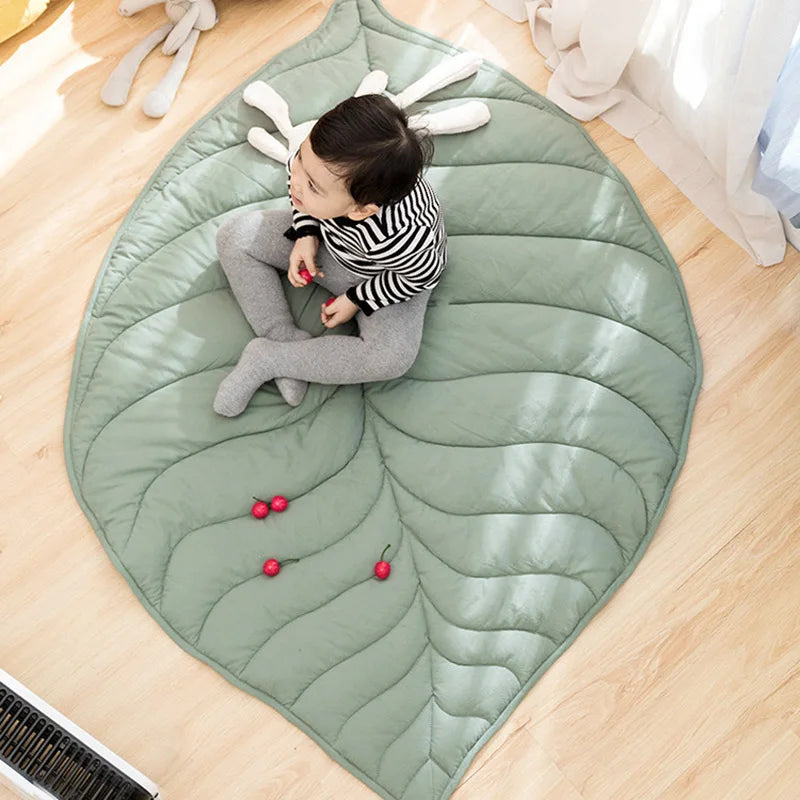 Tapis en forme de feuille de chêne