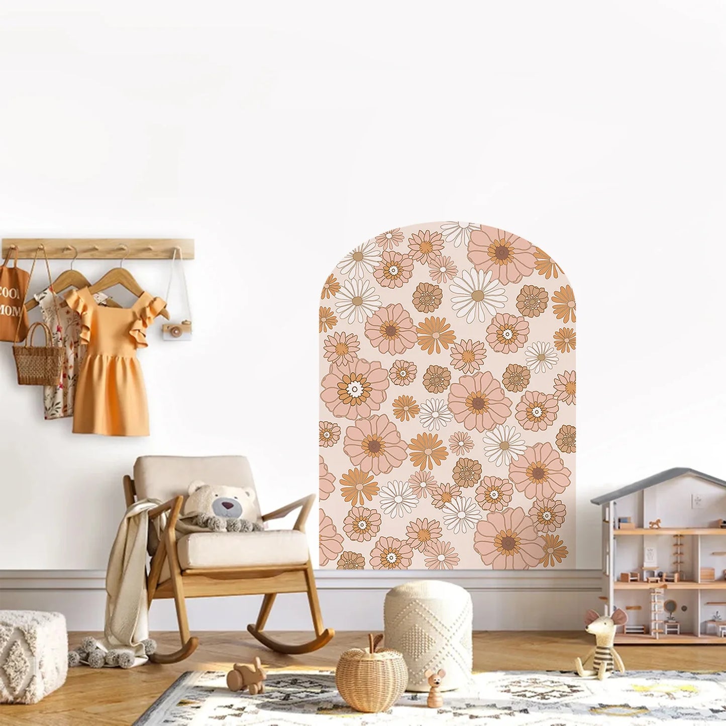 Sticker mural amovible - Arche couleur unie