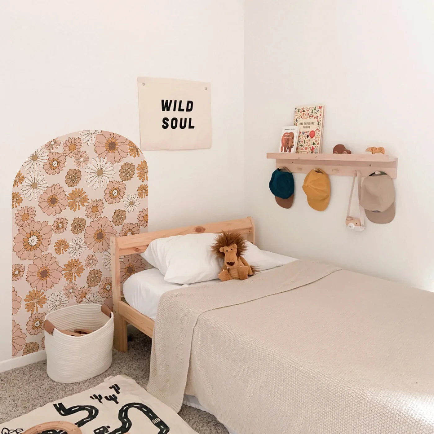 Sticker mural amovible - Arche couleur unie