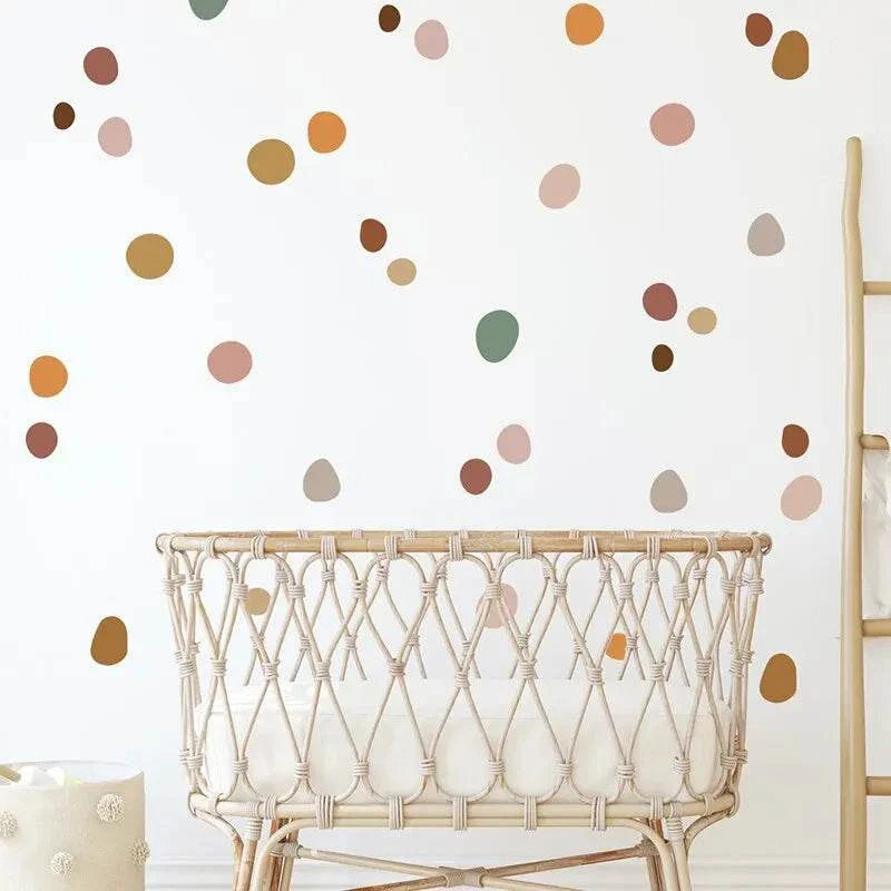 Sticker mural - Cercles de couleurs boho