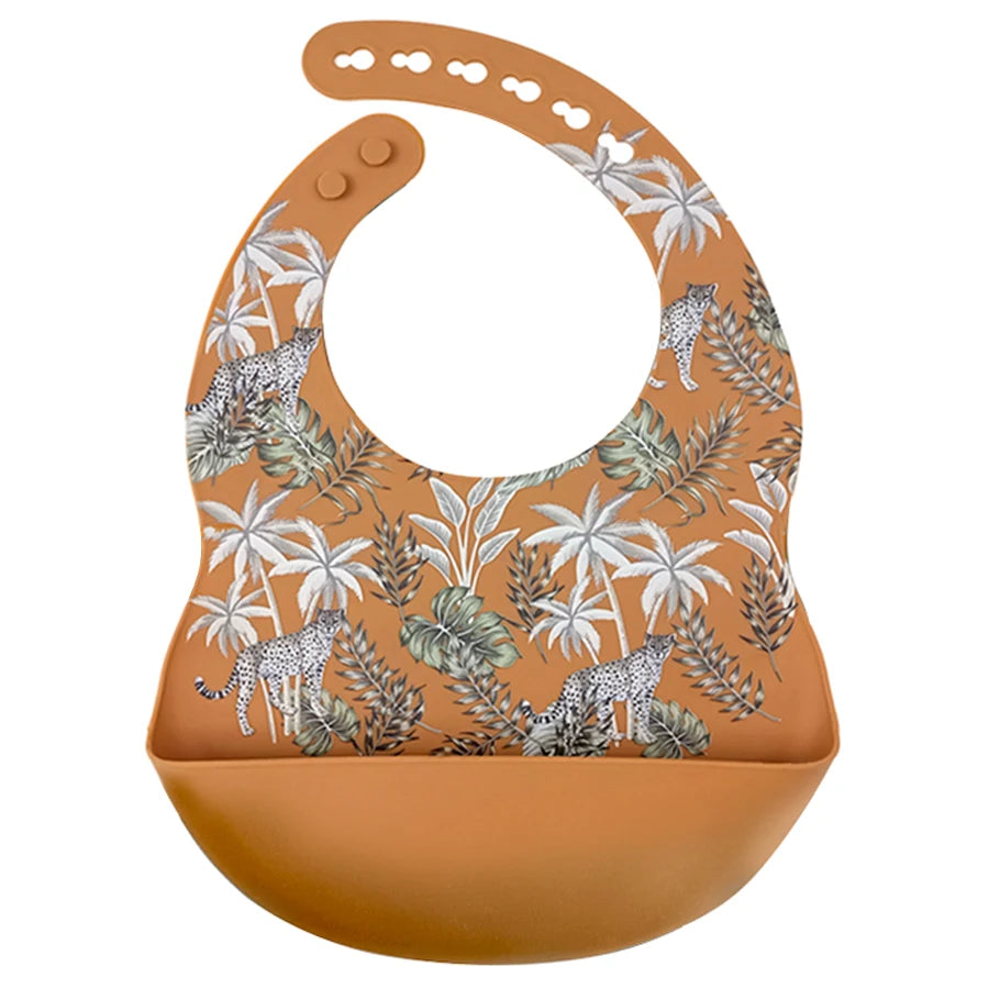 Bavoirs en silicone - jungle