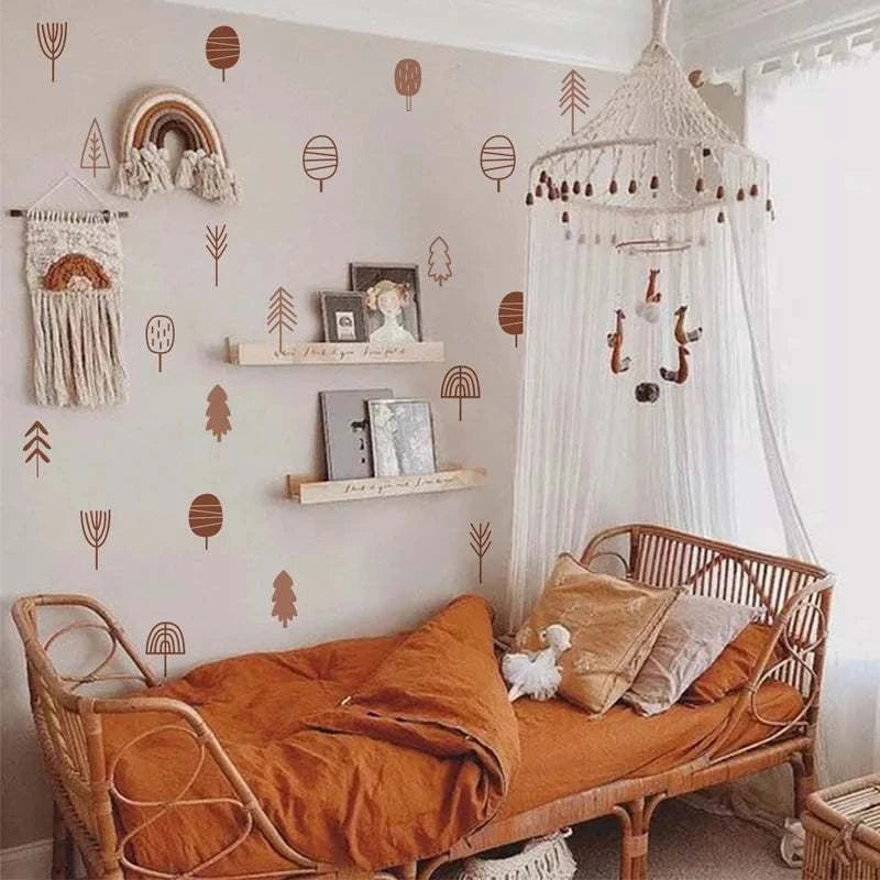 Stickers muraux - Forêt boho