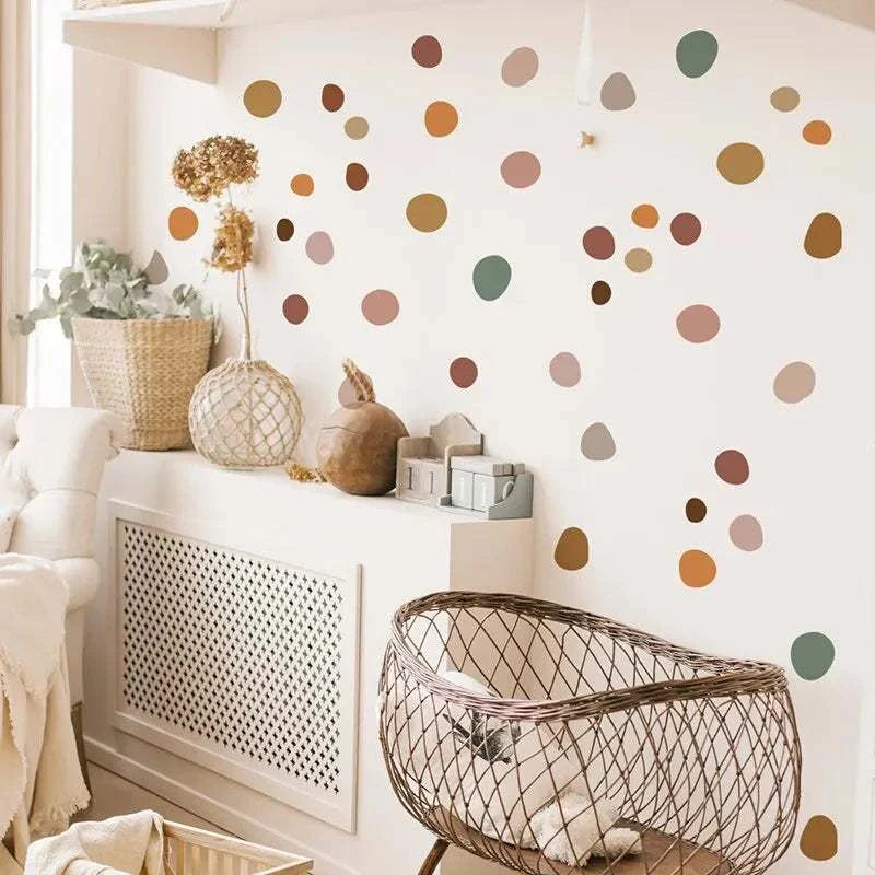 Sticker mural - Cercles de couleurs boho