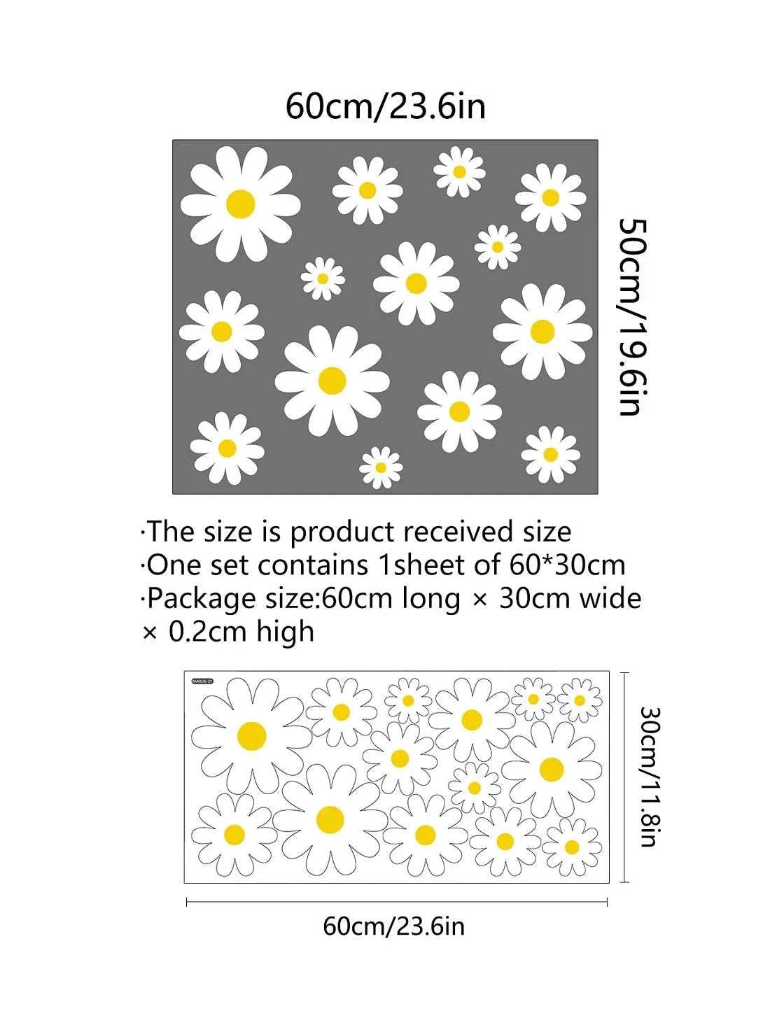 Stickers muraux - Marguerite