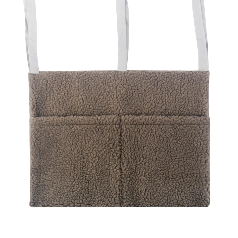 Pochette de lit - 2 poches - Tissus doudou