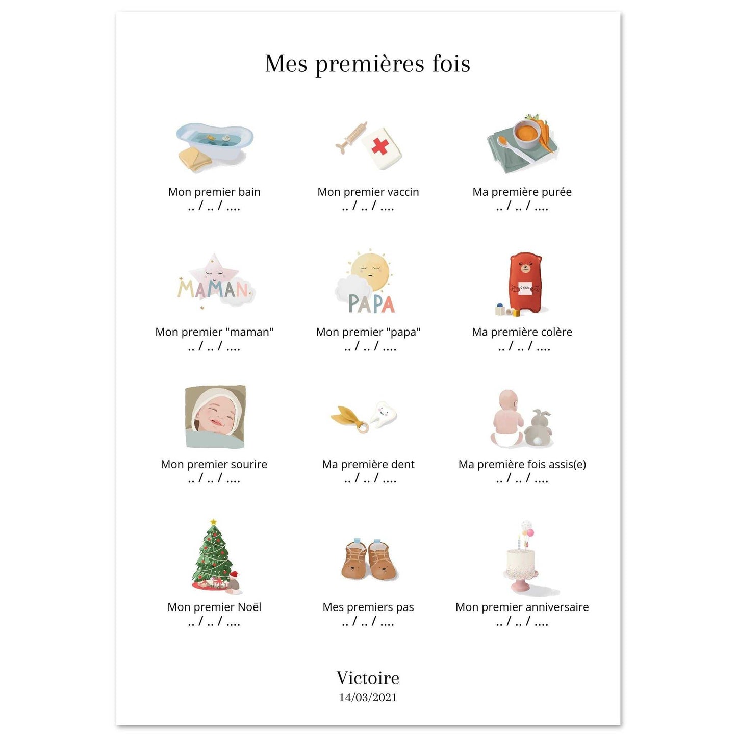 Affiche mes premières fois