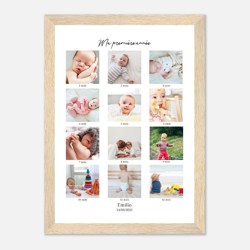 Affiche Ma première année de bébé