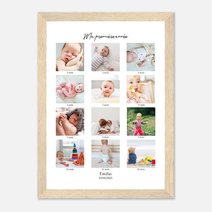 Affiche Ma première année de bébé