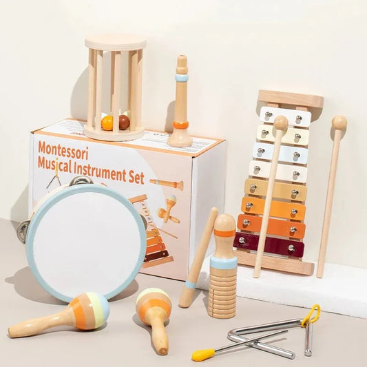 Set d'Instruments de Musique Montessori – En Bois