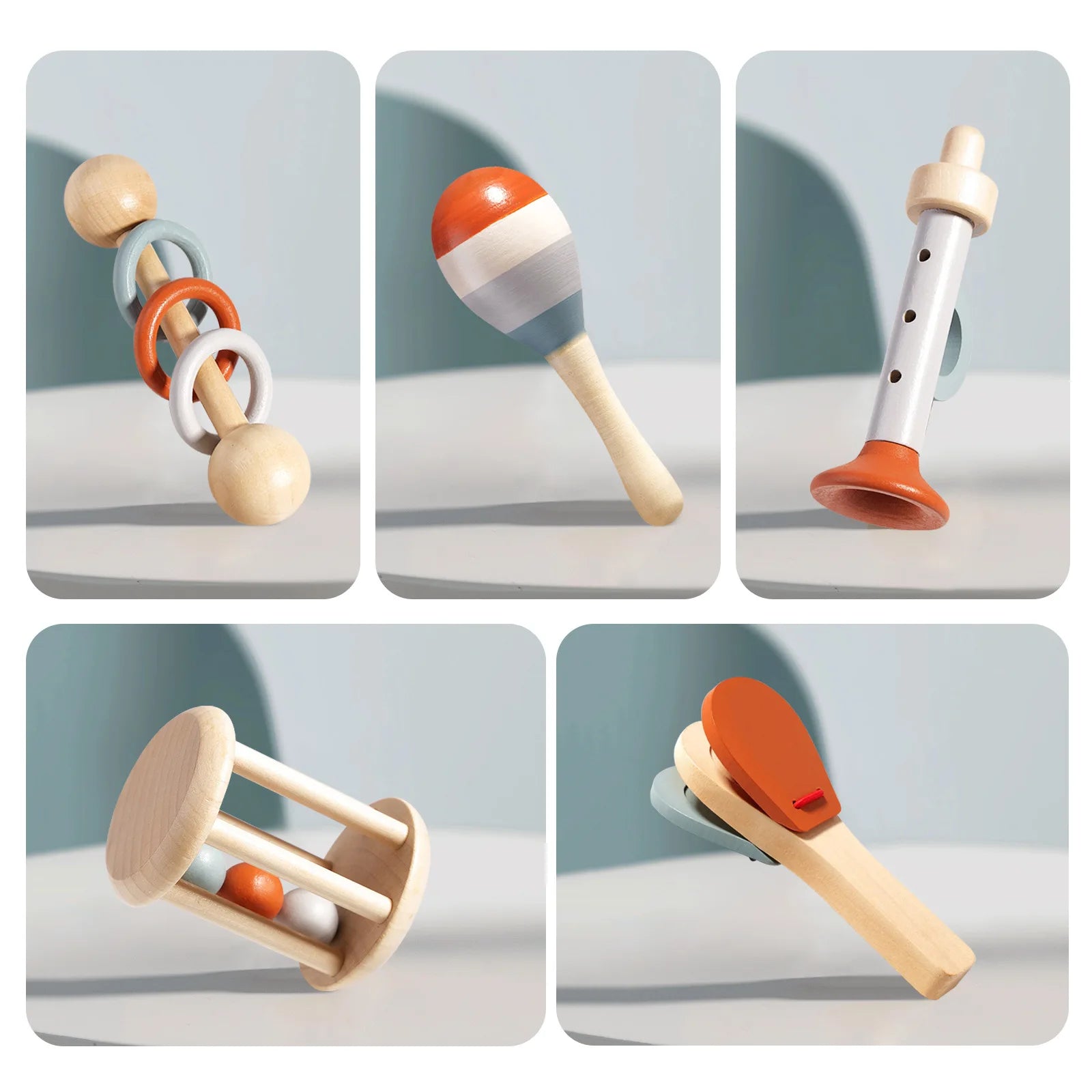 Set d'Instruments de Musique Montessori – En Bois