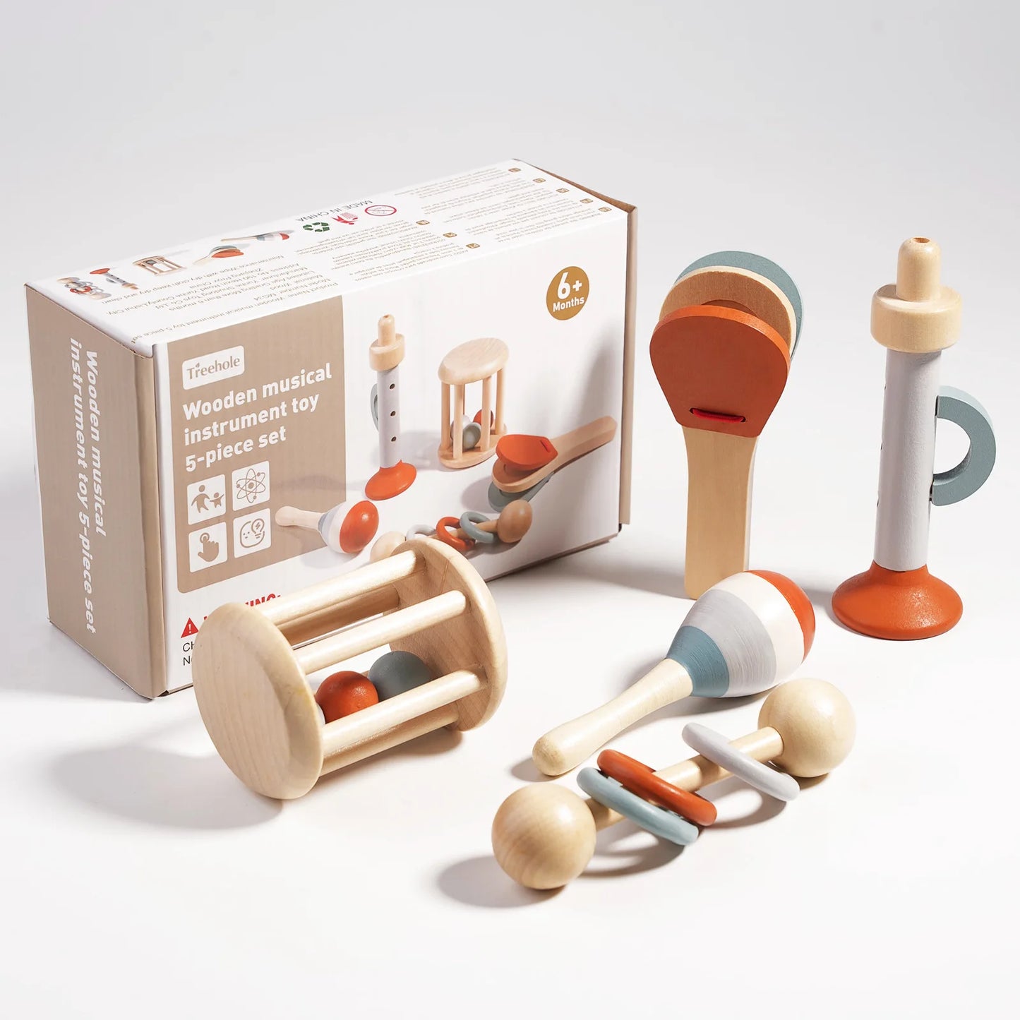 Set d'Instruments de Musique Montessori – En Bois