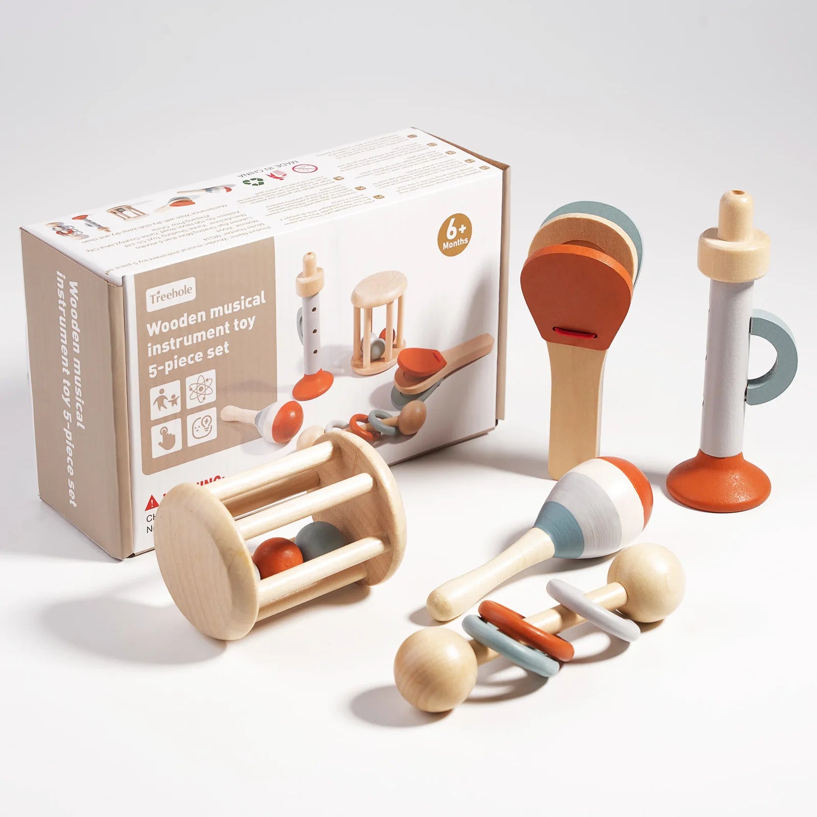 Set d'Instruments de Musique Montessori – En Bois