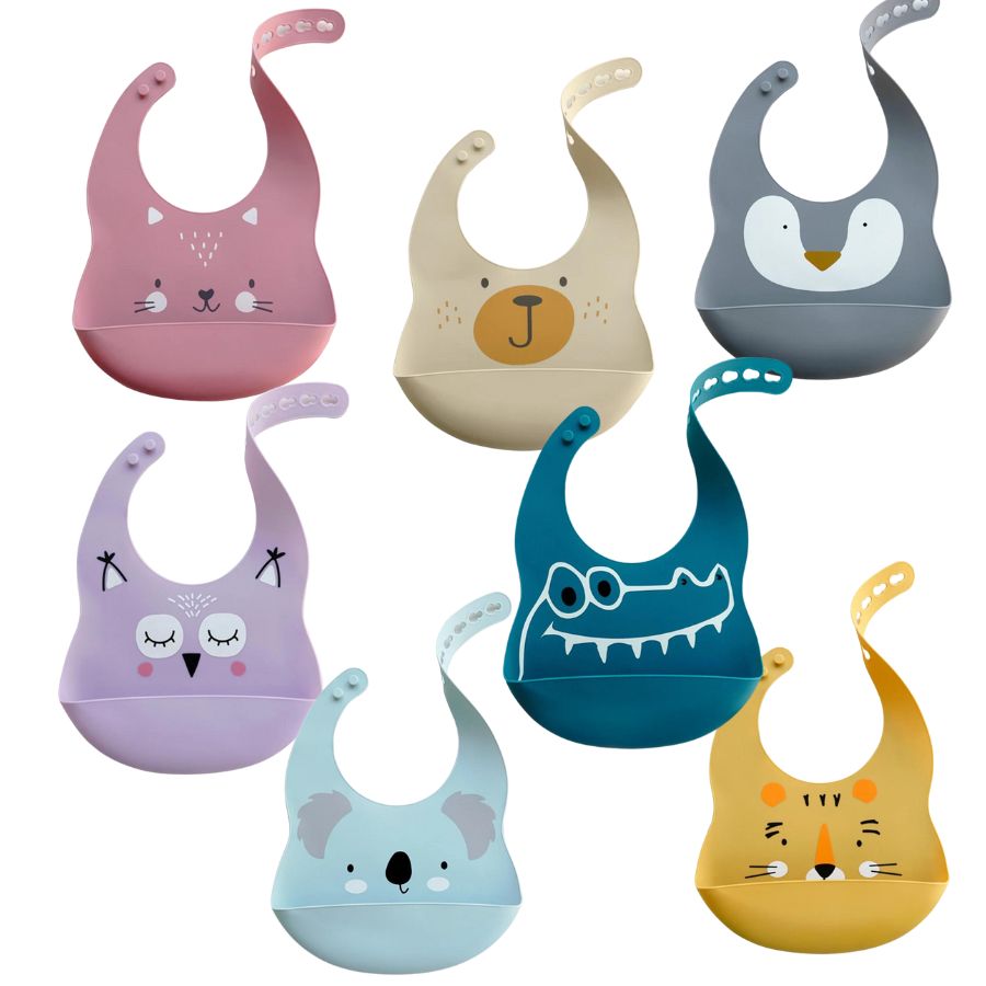 Bavoirs en silicone - Animaux