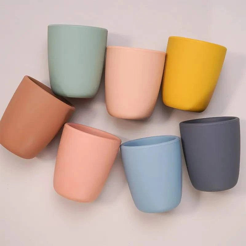 Gobelet silicone enfant - rose