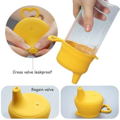 Couvercle de gobelet en silicone - rose