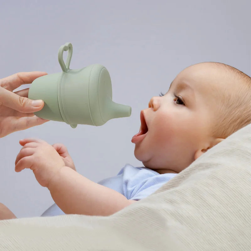 Gobelet silicone enfant - bleu