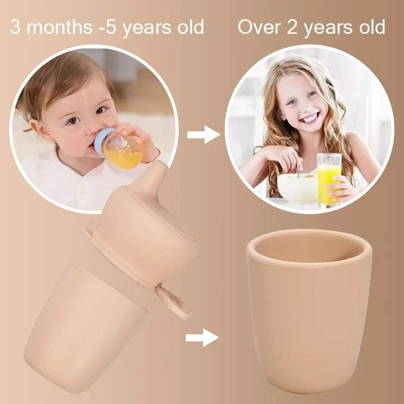 Gobelet silicone enfant - rose