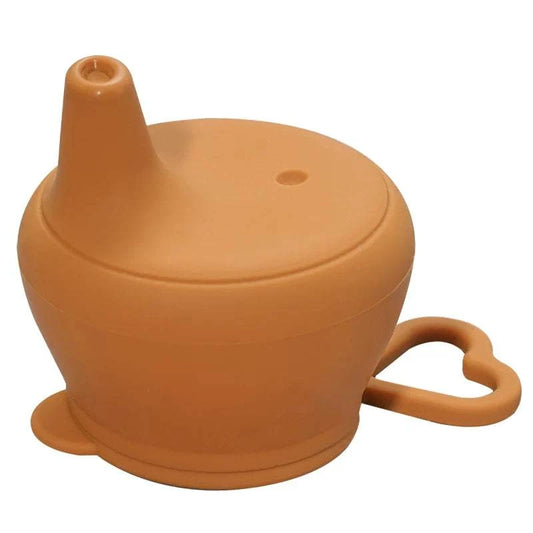 Couvercle de gobelet en silicone - abricot