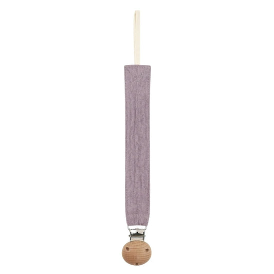 Attache tétine - Mauve
