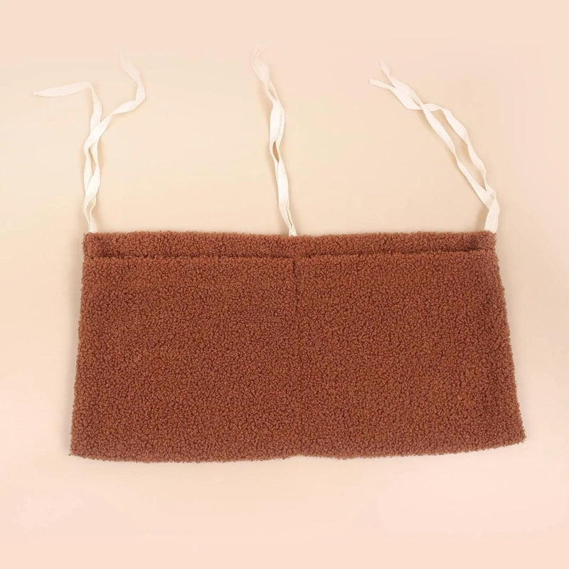 Pochette de lit - 2 poches - Tissus doudou