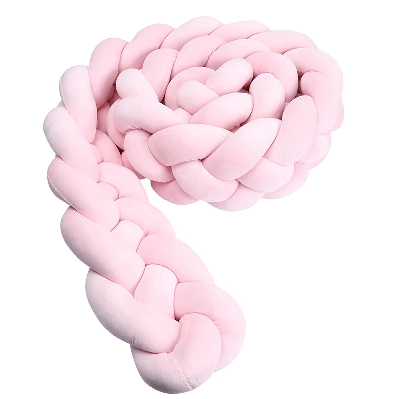 Tresse de lit 4 brins -  Rose pâle