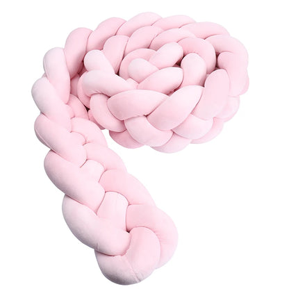 Tresse de lit 4 brins -  Rose pâle