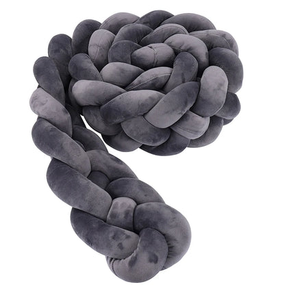 Tresse de lit 4 brins -  Gris foncé