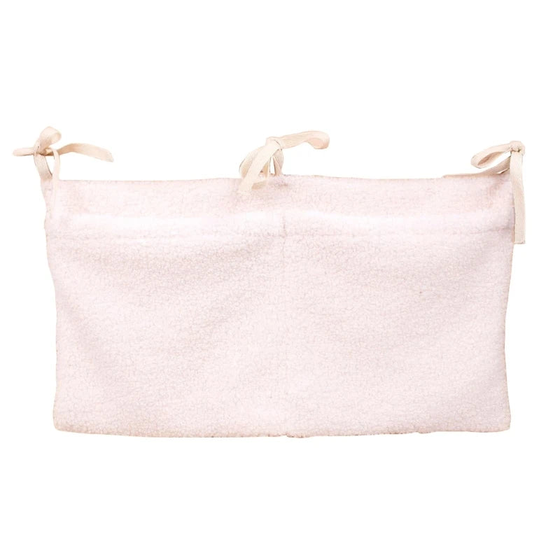 Pochette de lit - 2 poches - Tissus doudou