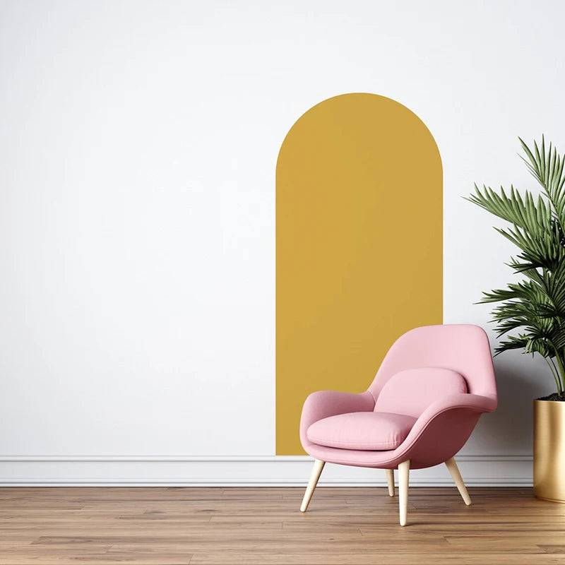 Sticker mural amovible - Arche couleur unie
