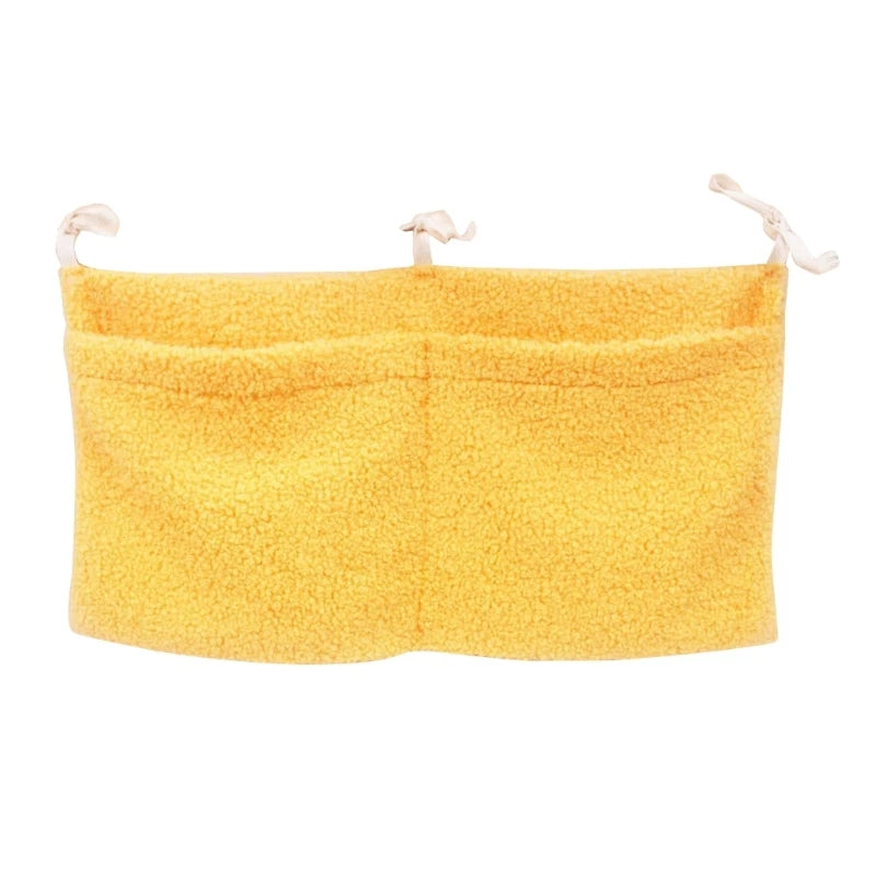 Pochette de lit - 2 poches - Tissus doudou