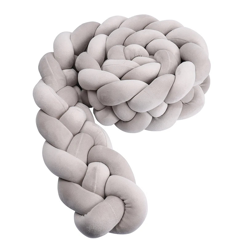 Tresse de lit 4 brins - Grise