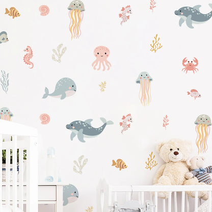 Stickers Muraux Marins pour Enfants