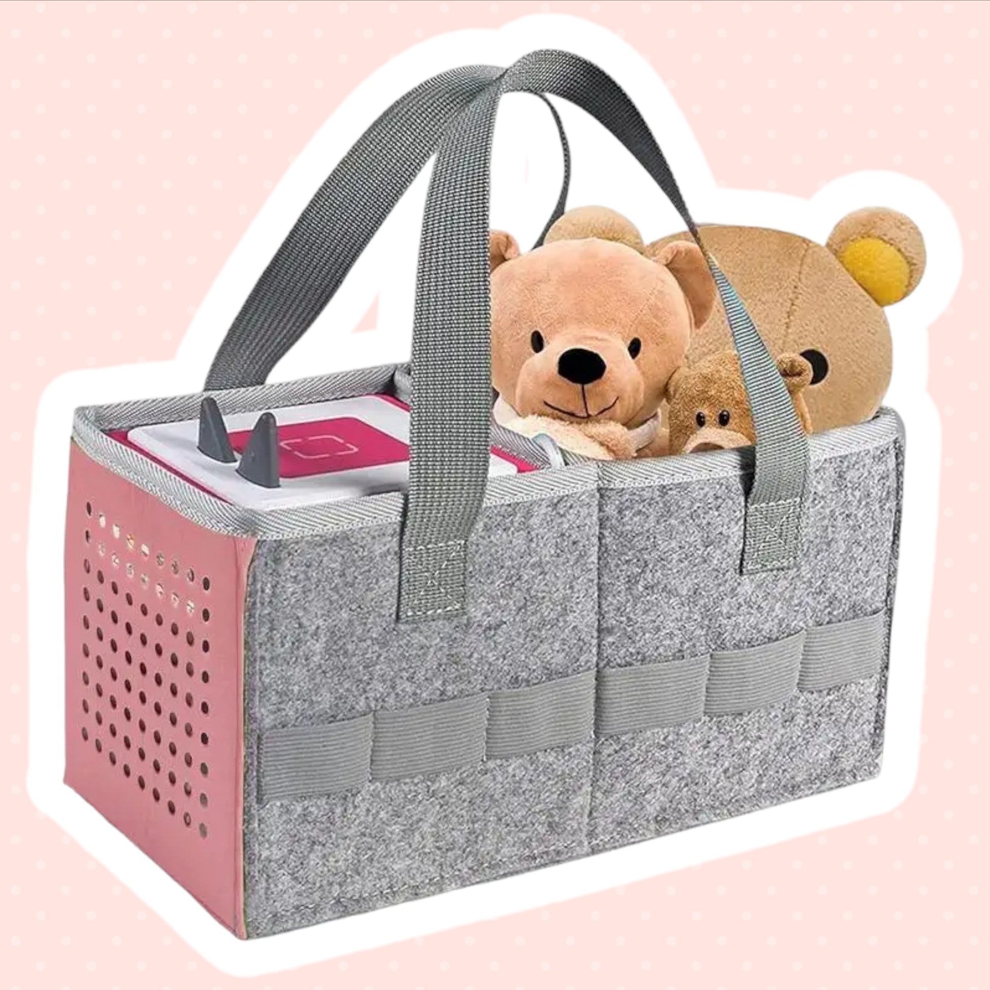 Sac en feutre bleu pour enceinte Toniebox