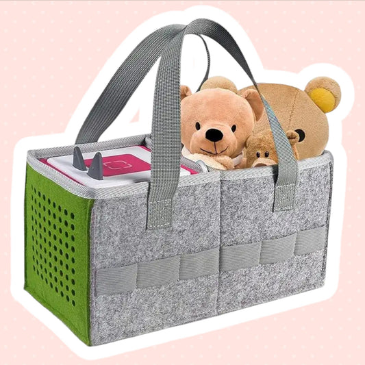 Sac en feutre vert pour enceinte Toniebox
