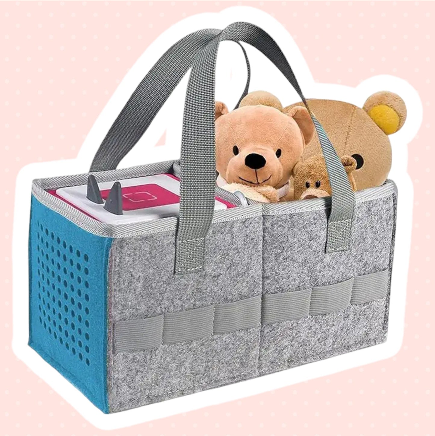 Sac en feutre violet pour enceinte Toniebox