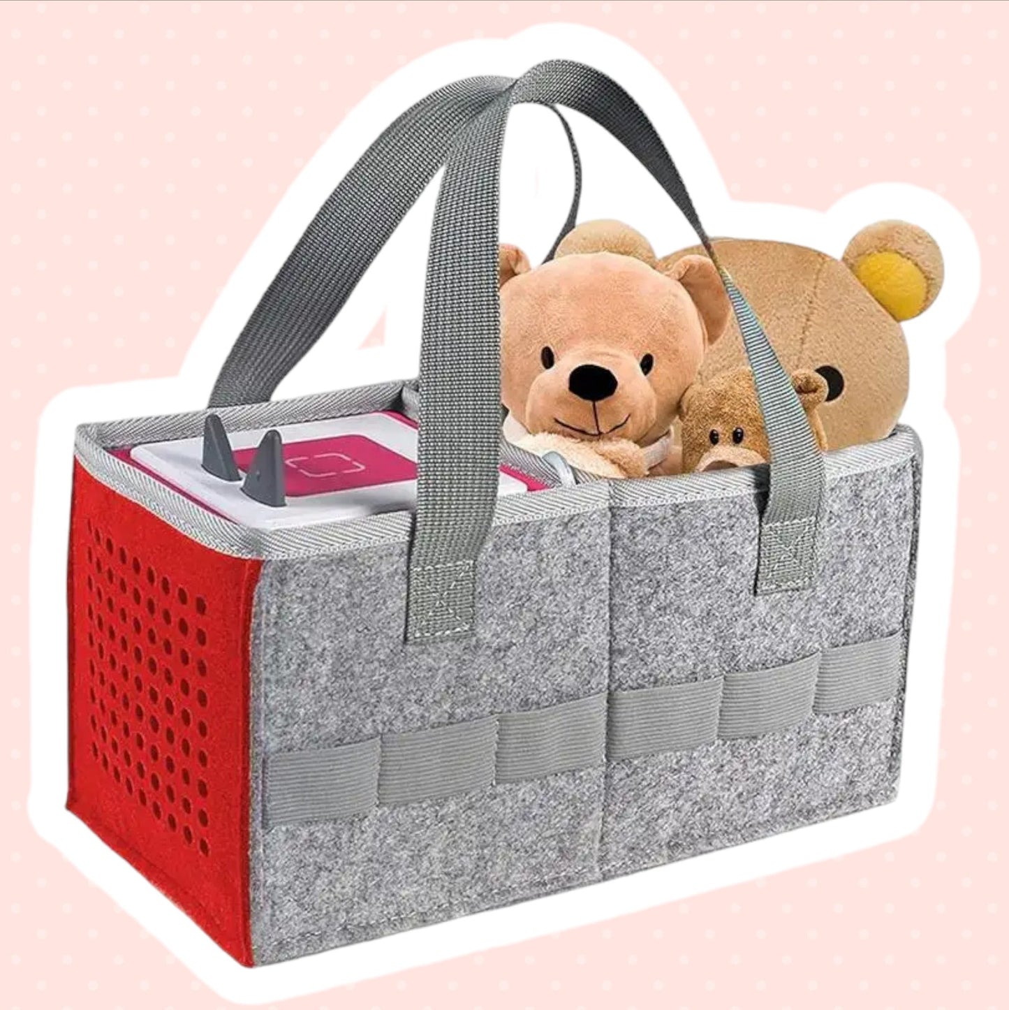 Sac en feutre violet pour enceinte Toniebox