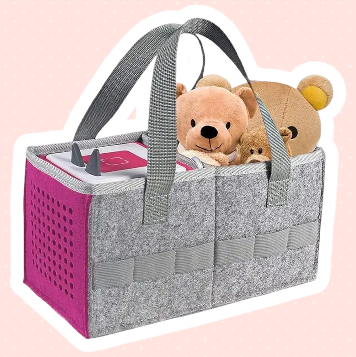 Sac en feutre rouge pour enceinte Toniebox