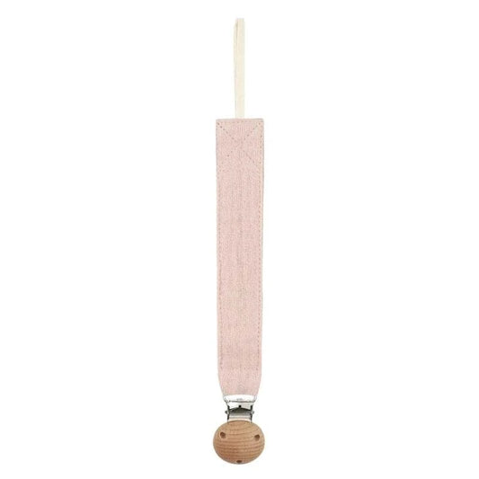Attache tétine - Rose vintage