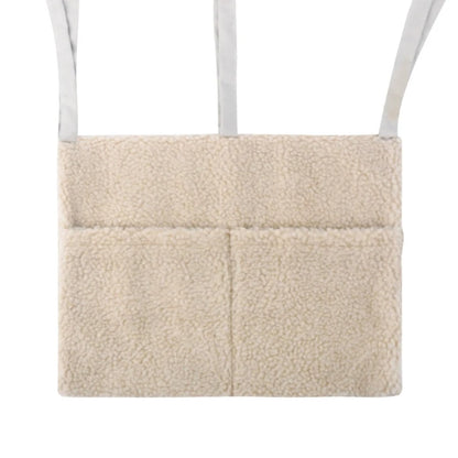 Pochette de lit - 2 poches - Tissus doudou