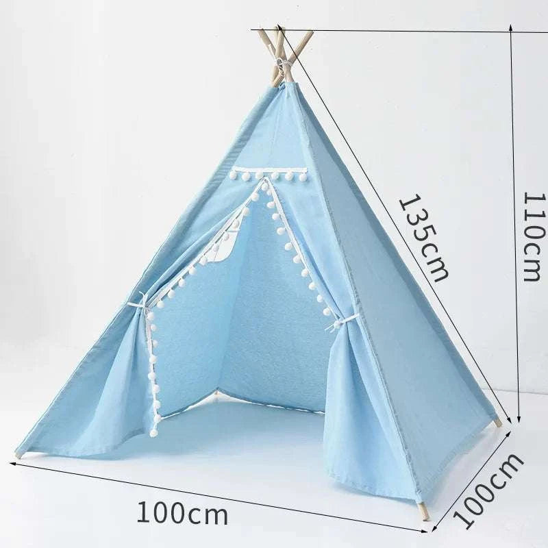 Tente tipi - Bleu