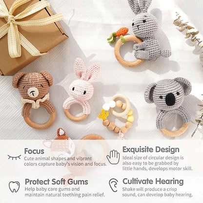 Cadeau de naissance - Coffret hochet Koala - 5 pièces