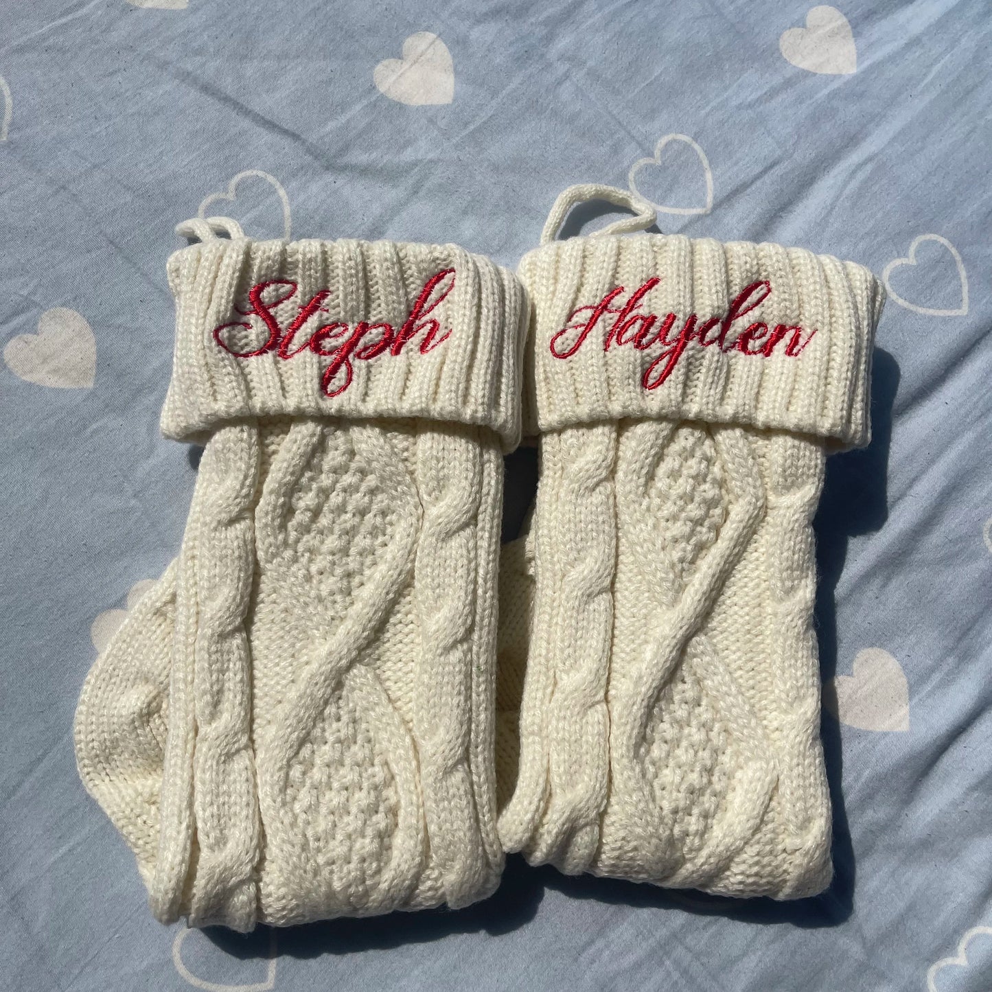 Chaussettes de Noël personnalisées