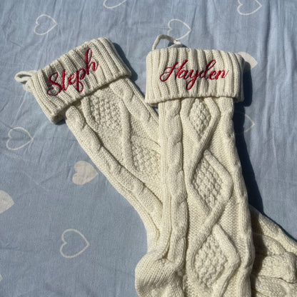 Chaussettes de Noël personnalisées