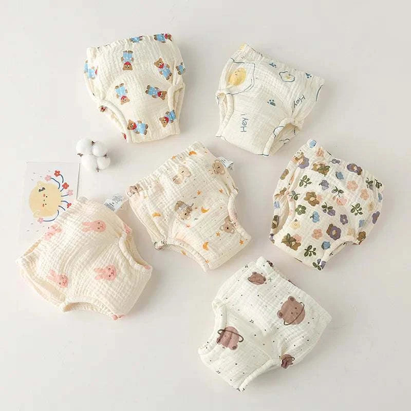 Culotte d'apprentissage - Petites fleurs roses