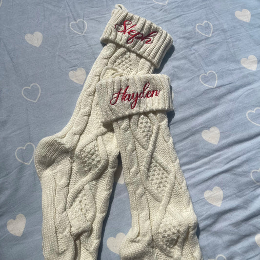 Chaussettes de Noël personnalisées