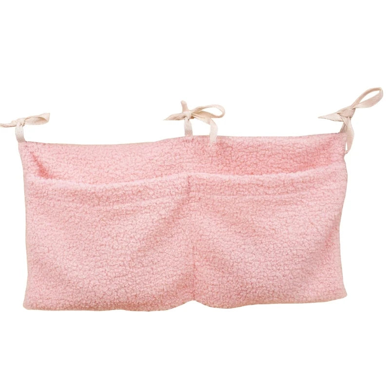 Pochette de lit - 2 poches - Tissus doudou