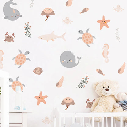 Stickers Muraux Marins pour Enfants