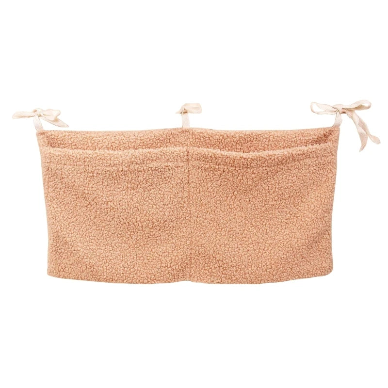 Pochette de lit - 2 poches - Tissus doudou